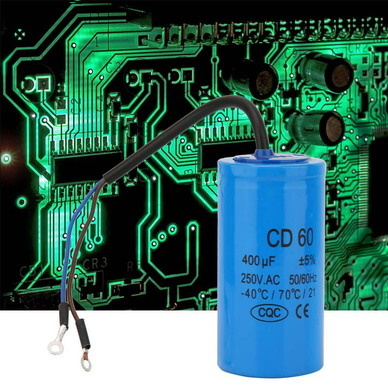 Run Capacitor,CD60 Starting Capacitor 250V 300uf Capacitor Capacitor for Motor Start Motor Air Compressor Switching Capacitor Explosion-Proof Household Appliances Accessory 